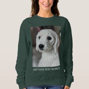 Camiseta Foto e Texto Personalizados em Ambos os Lados 