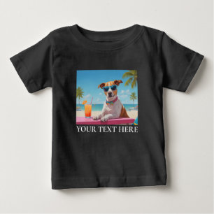 Camiseta Foto e Texto Personalizados Simples Modernos para 