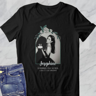 Camiseta Foto Elegante de Arco Preto e Branco para Formatur