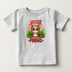 Camiseta Foto engraçada do Micest Amigo, trocadilho de bebê