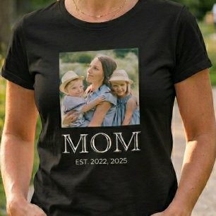 Camiseta Foto Estabelecida pela Mamãe