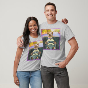 Camiseta Foto "Feline Driver". Compre agora