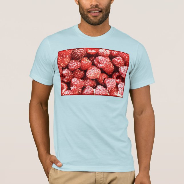 Camiseta Foto "Fruta de framboesas". Compre agora (Frente)