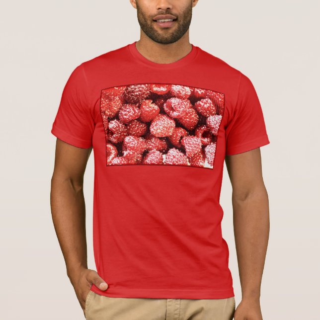 Camiseta Foto "Fruta de framboesas". Compre agora (Frente)