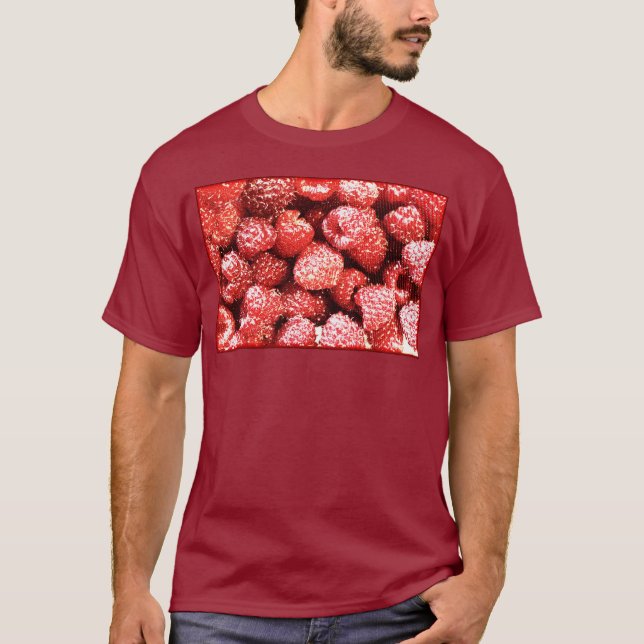 Camiseta Foto "Fruta de framboesas". Compre agora (Frente)
