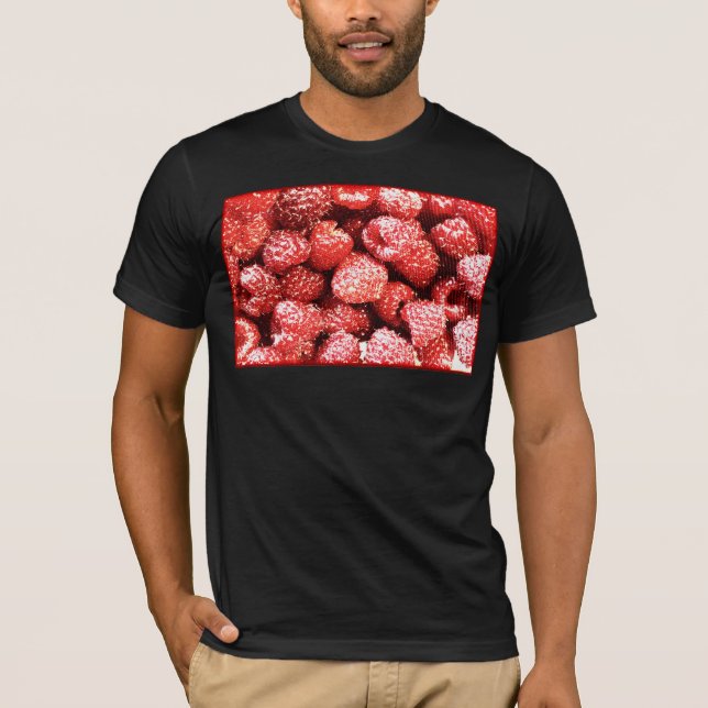 Camiseta Foto "Fruta de framboesas". Compre agora (Frente)