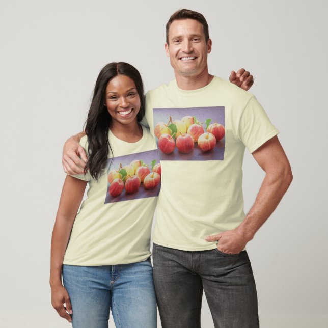 Camiseta Foto "Fruta de Maçãs Vermelhas". Compre agora (Unissex)