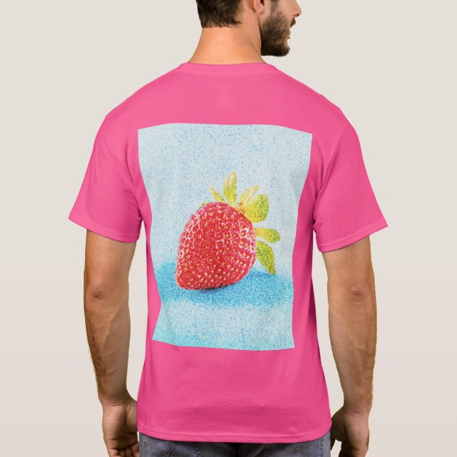 Camiseta Foto "Fruta de Morango". Compre agora (Verso)