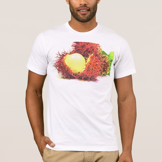 Camiseta Foto "Fruta Rambutan". Compre agora (Frente)