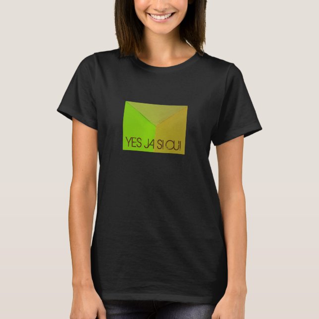 Camiseta Foto Geométrica Moderna Configurativa com qualquer (Frente)