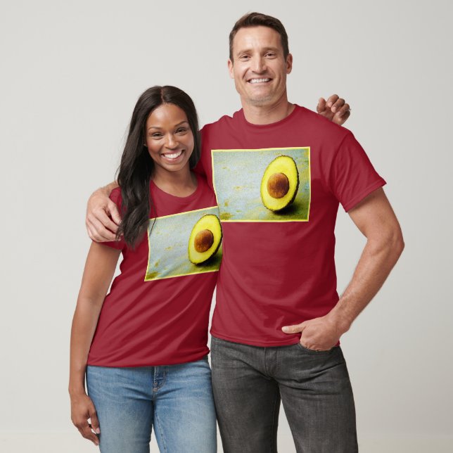 Camiseta Foto "Half Avocado". Compre agora (Unissex)