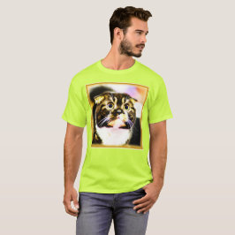 Camiseta Foto Hilariante de um Gato Engraçado. Compre agora
