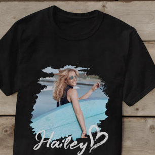 Camiseta Foto Legal Simples do Coração namorada Grunge