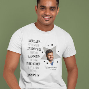 Camiseta Foto Memorial Personalizada de Estrela