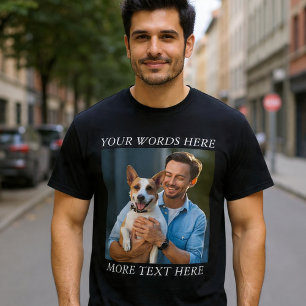 Camiseta Foto & Mensagem Personalizada