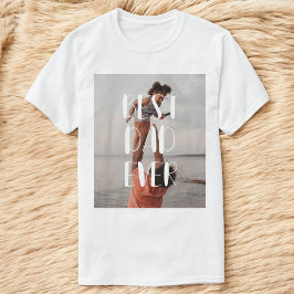 Camiseta Foto Moderna do Melhor Pai