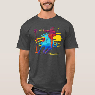 Camiseta Foto montada em cowboy