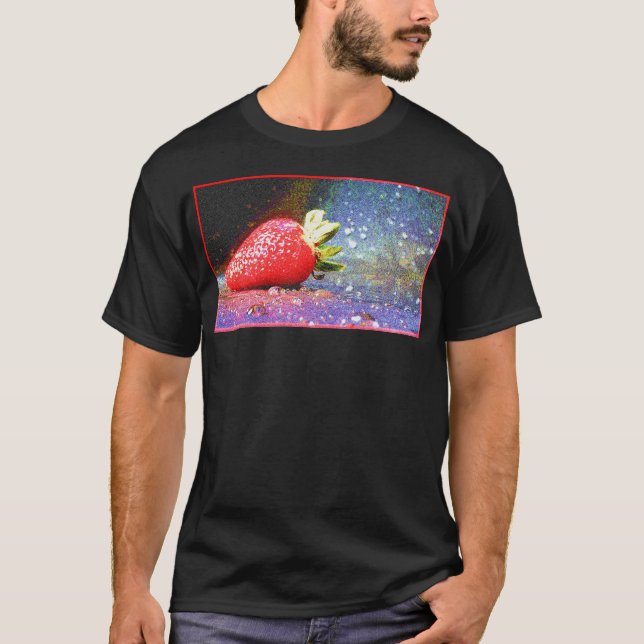 Camiseta Foto "Morango Brilhante". Compre agora (Frente)