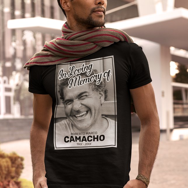 Camiseta Foto No Funeral De Memória Adorável (Criador carregado)