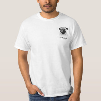 Camiseta Foto & Nome de Animal de Estimação Simples Moderno