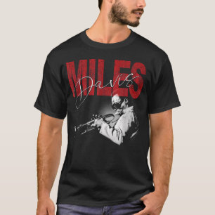 Camiseta Foto oficial de Miles Davis com efeito desgastado