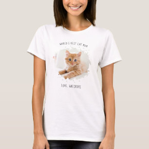 Camiseta Foto Personalizada Adorável do Animal de Estimação