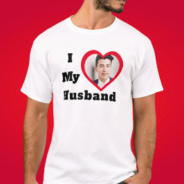 Camiseta Foto Personalizada Bae Que Amo Meu Marido