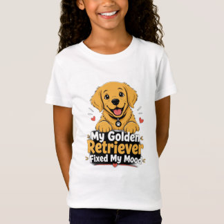Camiseta Foto Personalizada Cachorro Golden Retriever Melho
