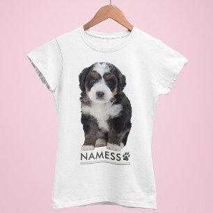 Camiseta Foto Personalizada Com O Nome Do Seu Cachorro