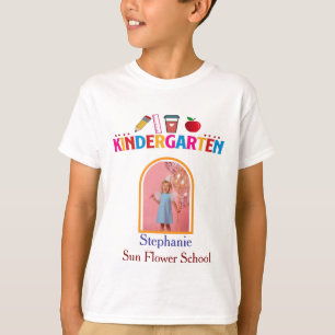 Camiseta foto personalizada da Borda de Graduação Kindy