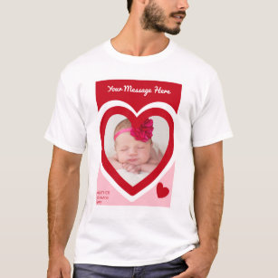 Camiseta Foto personalizada da caixa de Dias de os namorado