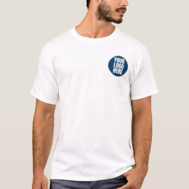Camiseta Foto personalizada da empresa do logotipo comercia