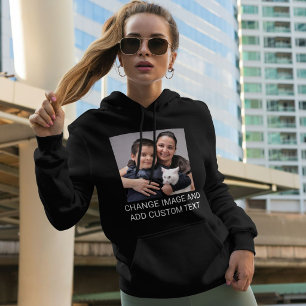 Camiseta Foto Personalizada da Família com Pet Gato Mãe Pre