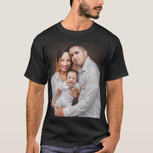 Camiseta Foto Personalizada da Família Custom