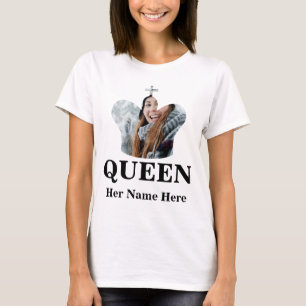 Camiseta Foto personalizada da rainha casal de Correspondên