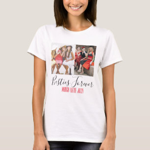 Camiseta Foto personalizada de amizade divertida