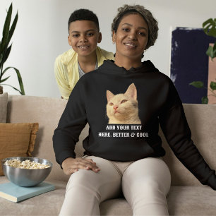 Camiseta Foto Personalizada de Animal de Estimação em Preto