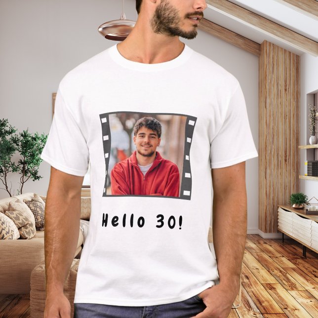Camiseta Foto personalizada de aniversário: caras (Criador carregado)