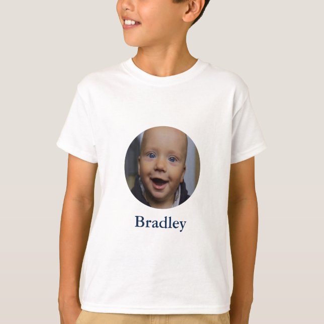 Camiseta Foto personalizada de bebê (Frente)