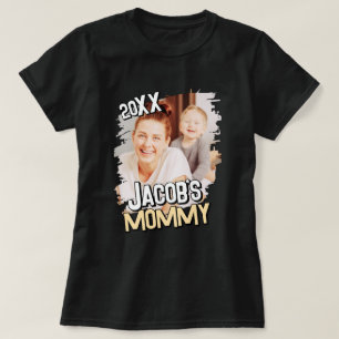 Camiseta Foto personalizada de bebê do Moderno Grunge Simpl