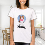 Camiseta Foto Personalizada De Cachorro De Pet Simples Mode<br><div class="desc">Cachorro mãe... Surpreenda sua mãe de cachorro favorita neste Dia de as mães, Natal ou aniversário dela com esta super fofinha camiseta personalizada de fotos. Personalize esta camisa da mãe do cachorro com as fotos favoritas do seu cachorro, e o nome. Esta camisa de mãe de cachorro é uma obrigação...</div>