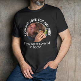 Camiseta Foto Personalizada de Cotação de Cães Engraçado do