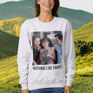 Camiseta Foto Personalizada de Família Gata Mãe Pet Preto C