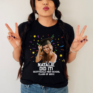 Camiseta Foto personalizada de Festa de formatura curiosa