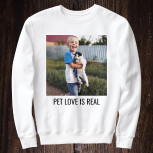 Camiseta Foto Personalizada de Gato, Mãe, Criança e Animal