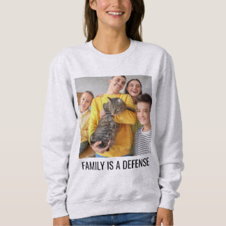 Camiseta Foto Personalizada de Gato Preto Cinza da Família