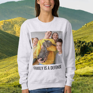 Camiseta Foto Personalizada de Gato Preto Cinza da Família
