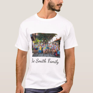 Camiseta Foto personalizada de Reunião simples moderna