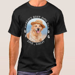Camiseta Foto personalizada de um Pai de cachorro melhor do<br><div class="desc">O melhor Pai de cães do mundo... Surpreenda seu Pai de Cachorro favorito este Dia de os pais com esta super fofinha camiseta personalizada de fotos. Personalize esta camiseta de pai de cachorro com a foto favorita do seu cachorro e o nome. Esta camisa de pai de cachorro é um...</div>
