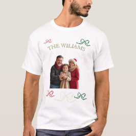 Camiseta Foto Personalizada de Uma Grande Família em Tons P